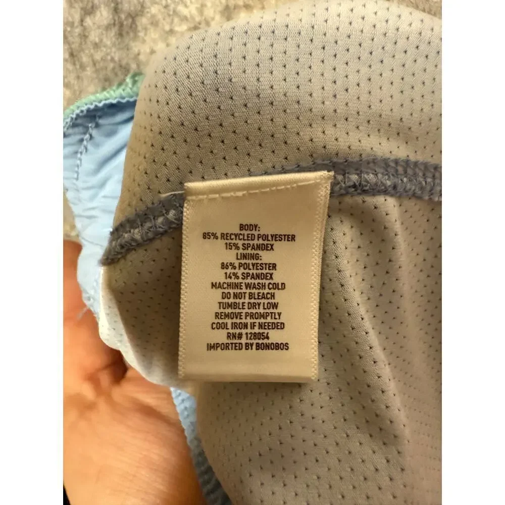Bonobos Mens Light Blue Lined Beer Glass Swim Trunks 5
